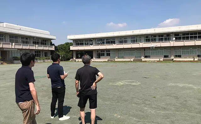 ドローンスクール 屋外練習