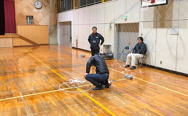ドローンスクール 安全確認