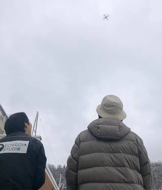 ドローンスクール 屋外フライト訓練