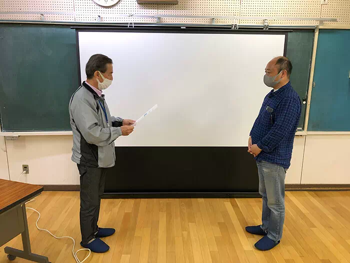 茨城河内校 修了証授与