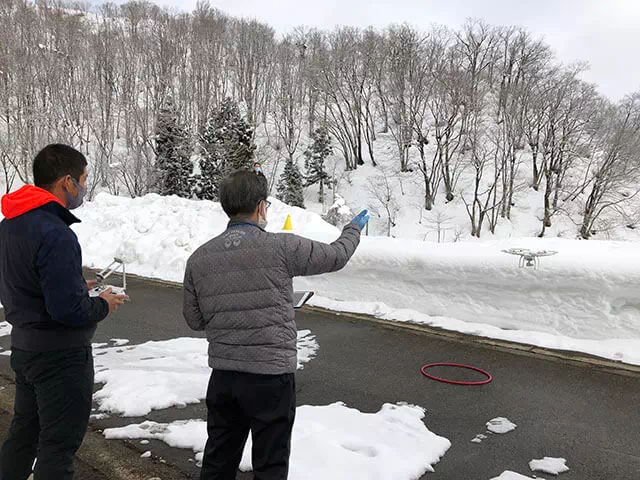 新潟湯沢校 屋外飛行訓練