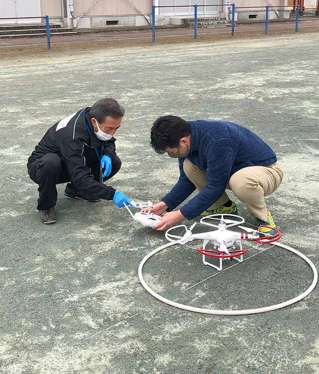 千葉長南校 屋外フライト訓練