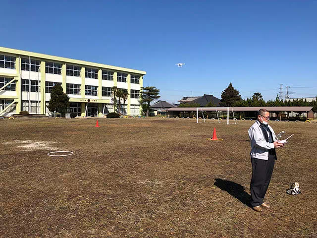 茨城河内校 目視外飛行訓練