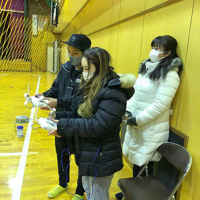 新潟湯沢校 屋内飛行訓練