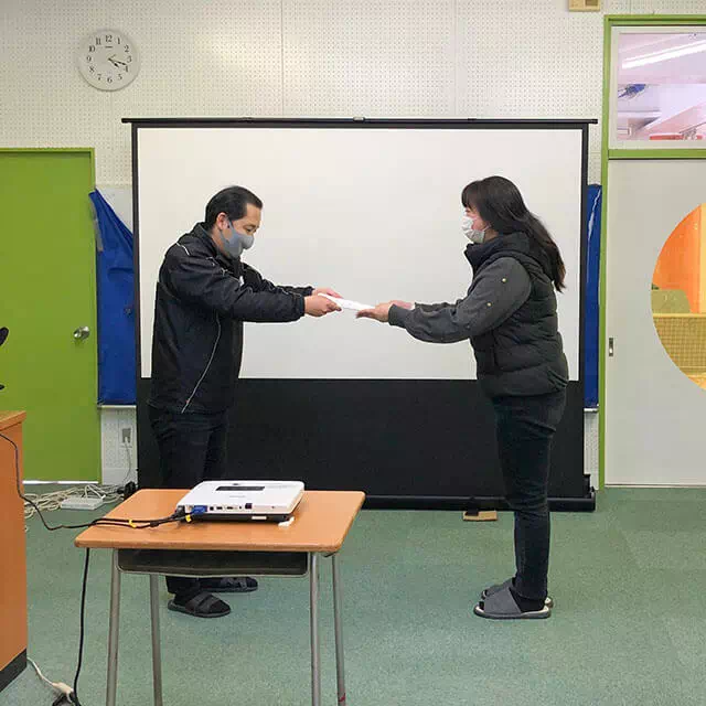 新潟湯沢校 修了証授与