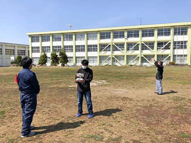 茨城河内校 屋外飛行訓練