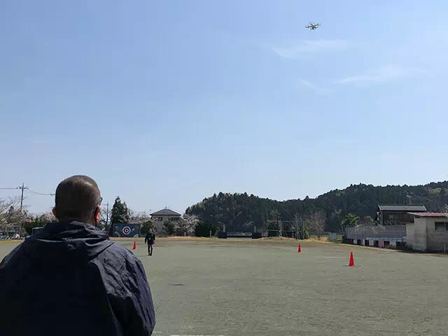 千葉長南校 屋外飛行訓練