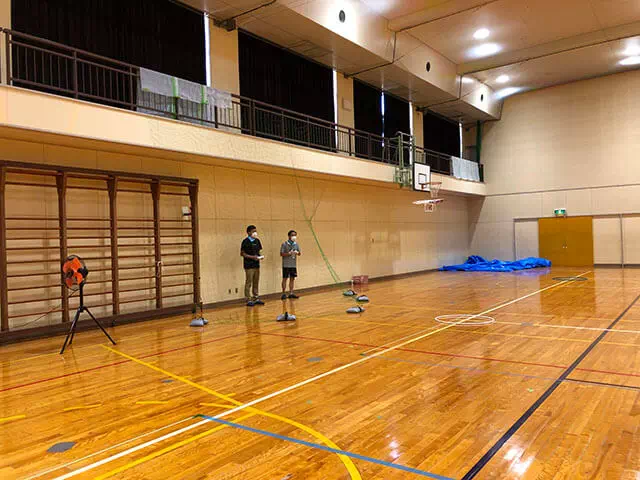 茨城河内校 屋内飛行訓練